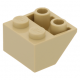 LEGO tetőelem fordított 45°-os 2×2, sárgásbarna (3660)